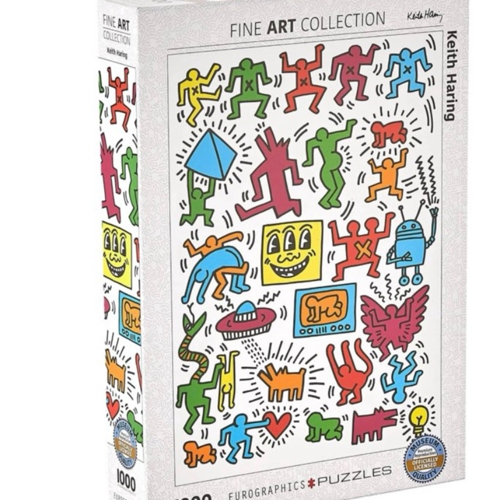 Keith Haring Fine Art Puzzle NEW 1000 Pc Factory sealed Mozaic Art Fun for all